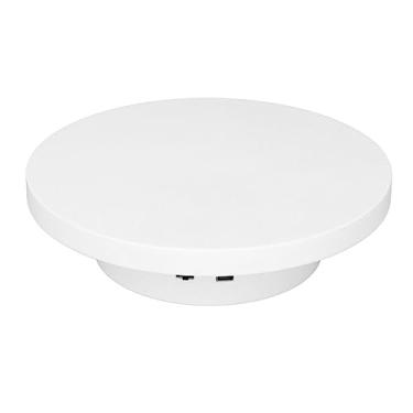 Imagem de Generic Suporte de Exibição Rotativa, No Sentido Horário 360 Grau 25s / Redonda 3kg Evite a Plataforma Giratória Rotativa Deslizante para Fotografia de Produto (Diâmetro 15cm/5.9in)