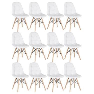 Imagem de 12 X Cadeiras Botonê Clara Branco