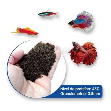 Imagem de Ração Para Bettas, Neons, Acarás E Outros Peixes 500g - Equilíbrio Aqu