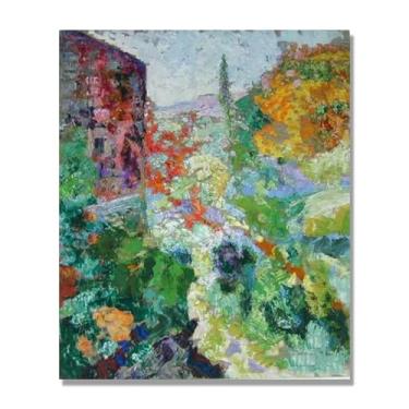 Imagem de NHLDZYH Impressões de artistas famosos, (sem título 14) de Victor Charreton, reprodução de impressão em tela de paisagem pôster para decoração de casa. Somente tela de 70 x 84 cm - 27,5 x 33,1 pol