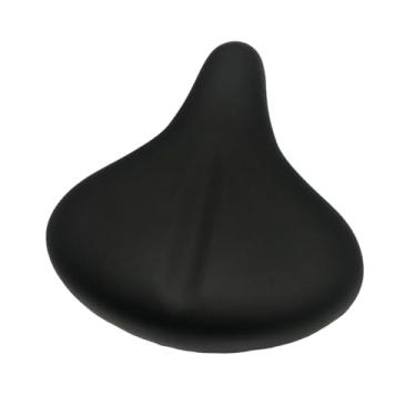 Imagem de UGPLM Assento de bicicleta confortável para exercícios, substituição de assento de bicicleta para bicicletas de estrada e ciclismo, Preto