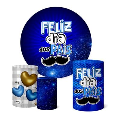 Imagem de Trio Capas Cilindro + Painel Redondo Dia dos Pais (K1PAI0027)