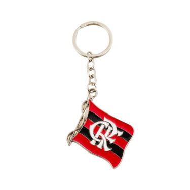 Imagem de Chaveiro Bandeira Time 5cm Flamengo - mileno