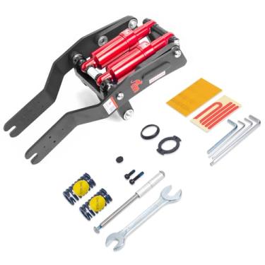 Imagem de Monorim DM0 Amortecedor de suspensão dupla acessórios para Xiaomi Scooter mi3/4pro/pro2/pro1/m365/1s/essential (vermelho)