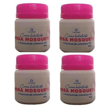 Imagem de Kit 4 Hidratante Rosa Mosqueta Com Niacinamida Vitamina B3 - Nativa Br