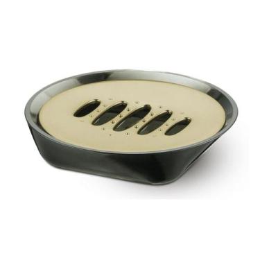 Imagem de Saboneteira Porta Sabonete Solido Premium - UZ Utilidades, Preto Doura