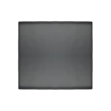 Imagem de ＫＬＫＣＭＳ Bandeja de Silicone para Geladeira, Coletor de Gotejamento Sob a Lavadora, Cinza, Tamanho real