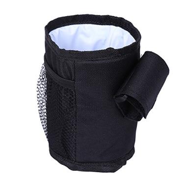 Imagem de KIMISS 1PC Black Universal Baby Bottle Solder para Carrinhos de bebê - Bolsa de Armazenamento de Garrafas de Bebida Isolada Com Bolsos de Malha para Atividades Ao Ar Livre