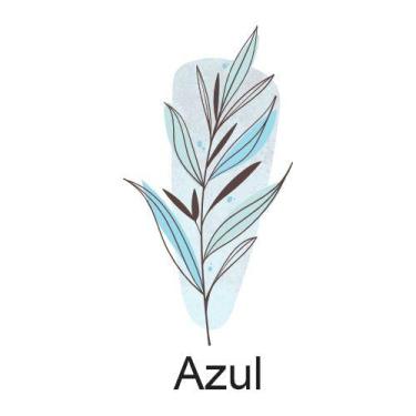 Imagem de Papel de Parede Floral 142X95cm Azul Adesivo Decorativo MOD3 - Nova Co