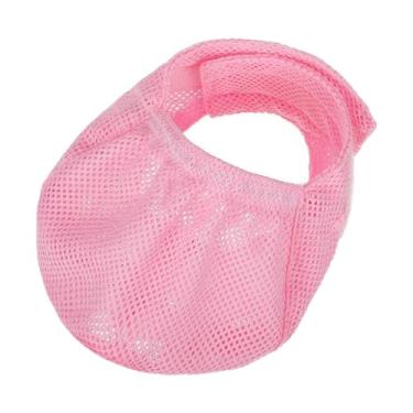 Imagem de Whtkoph Máscara para Olhos de Gato, Máscara para Boca de Gato, Antiembaçante, Leve, Multifuncional, Profissional, Focinheira Protetora para Gatos, Protetor Pa, L e rosa