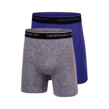 Imagem de Kit com 2 Cuecas Boxer Speedo 4278 Colorido, Azul, G