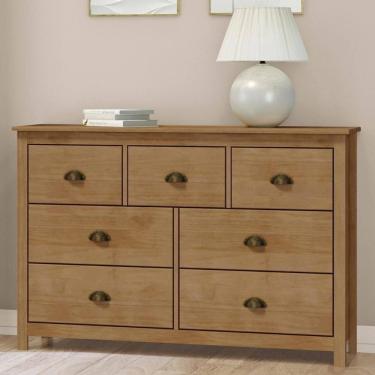 Imagem de Cômoda Para Quarto 125cm 7 Gavetas Lázio Freijó F07 - Mpozenato