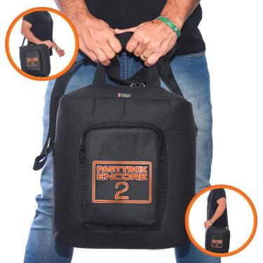 Imagem de Case Bolsa Bag P/ Partybox Encore 2 Bolso P/ Microfones