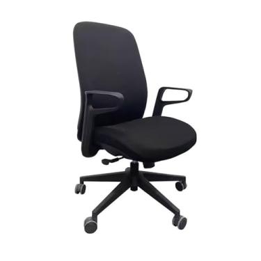 Imagem de ZzleoyuUUs-12 Cadeira de escritório, mobiliário de escritório, cadeira de escritório, cadeira de computador, cadeira giratória doméstica, sedentária, não cansada, proteção lombar, cadeira de