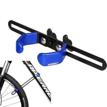 Imagem de GORIX Suporte de roda dianteira para bicicleta [evita que a roda dianteira balance para a esquerda e para a direita] Bicicleta de montanha de estrada (suporte GT-FR)