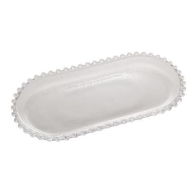 Imagem de Travessa Cristal Oval Pearl 30 Cm X 15 Cm Transparente - WOLFF