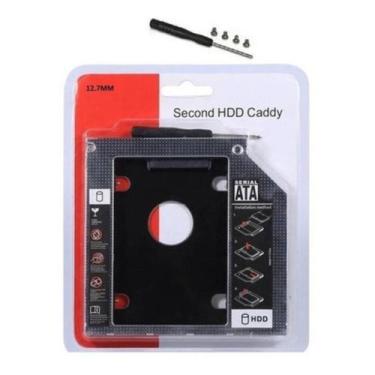 Imagem de Adaptador Caddy Para Segundo Hd Ou Ssd 12.7mm P/ Notebook - Dell