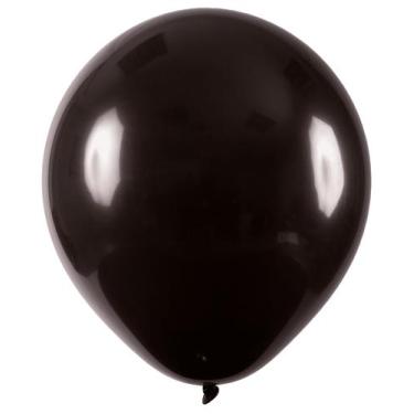 Imagem de BALÃO LISO - ART-LATEX Nº 09 - PRETO - Pacote com 50 unidades - Balões