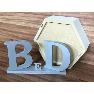 Imagem de Nicho Hexagonal Com Espelho Colmeia Com Fundo Espelhado Mdf - B&D Arte