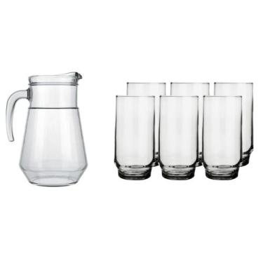Imagem de Kit Jogo Copos Lights Jarra 1.5 L Água Refrigerante Nadir