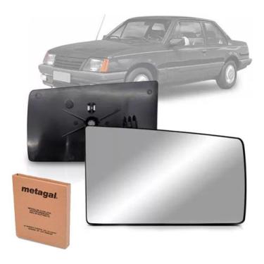 Imagem de Lente Com Base Retrovisor Monza 82 A 90 - Lado Direito (Passageiro) - 