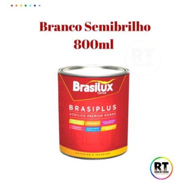 Imagem de Tinta Semi Brilho Rosa Barbie 800ml Brasiplus Acrílica Premium Lavável