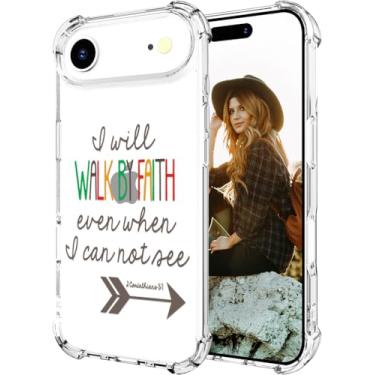 Imagem de Hungo Capa compatível com iPhone Women Plus, fina e fofa designer feminina com airbag bumper para mulheres e meninas (Bíblia cristã religiosa clara)