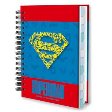 Imagem de Y-times Agenda espiral de super-heróis 2025, agenda semanal/mensal com páginas de anotações, calendário 2025 2026 2027 livro de planejamento de capa dura para fãs de heróis (plano B)