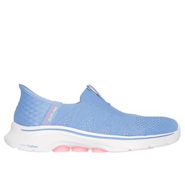 Imagem de Skechers Tênis feminino Go Walk 7 City Lights Hands Free Slip-ins, Roxo/rosa, 37