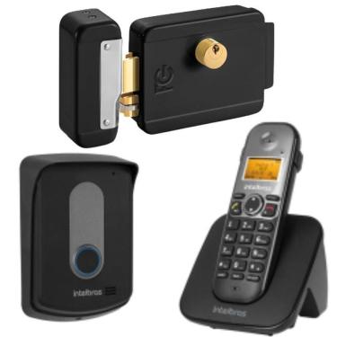 Imagem de Kit Interfone Telefone E Porteiro Sem Fio Tis 5010 +