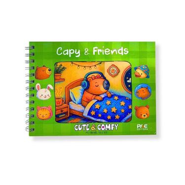 Imagem de Livro De Colorir Estilo Bobbie Goods Cute E Comfy Capy E Friends