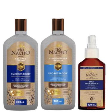 Imagem de Tio Nacho Antiqueda Shampoo Condicionador E Spray 120ml