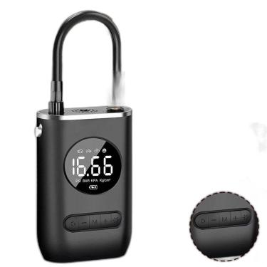 Imagem de Calibrador Compressor Pneu Digital Carro Bike Moto Sem Fio