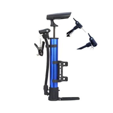 Imagem de Bomba infladora de bolas com mangueira e agulhas para rapidez e eficiê