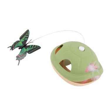 Imagem de Pssopp Brinquedo de Gato Automático, Brinquedo de Gato Rotativo Elétrico Com Gatinho Rotativo Interativo para a Varinha de Teaser Em Casa Incluída