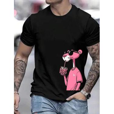 Imagem de Camiseta Masculina Basica De Algodão Fashion Premium Estampa - crushed