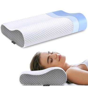Imagem de Almofada de pescoço Memory Foam Polovo para alívio da dor