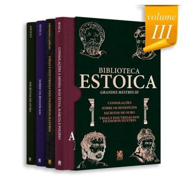 Imagem de Box Com 4 Livros - Biblioteca Estoica Grandes Mestres Iii