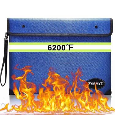 Imagem de Bolsa de documentos à prova de fogo ZYMMYZ 6200  impermeável de 9 cama