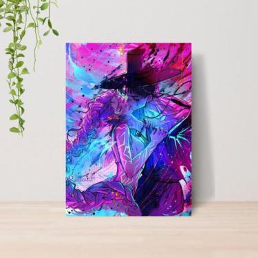 Imagem de Quadro Guerreiras do Kpop Saja Boys A4  Placa MDF 012 - Lomi Art