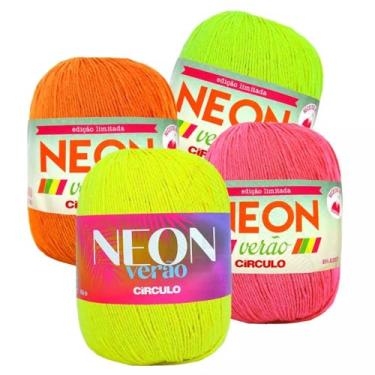Imagem de Linha Fio Verão Neon Círculo 150g 406 Metros - Unidade (CASTANHA 7466)