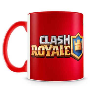 Imagem de Caneca Personalizada Clash Royale - Porcelana Brilhante com Alça Verme