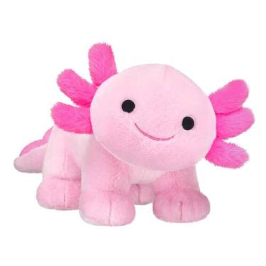 Imagem de Bicho de pelúcia macio Axolotl CNAANA para crianças rosa