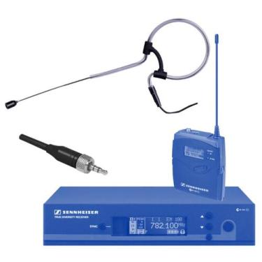 Imagem de Microfone Headset c/fio,Unilateral,Cápsula 4 mm,Stereo,Preto p/Bodypac