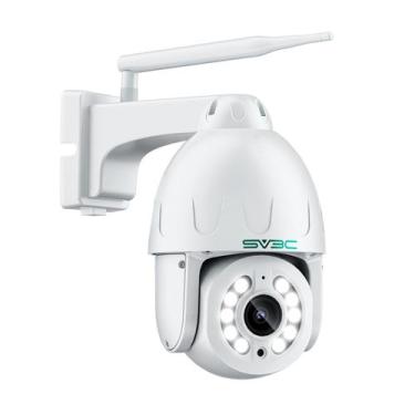 Imagem de Câmera de segurança SV3C 5MP WiFi IP 5X Zoom PTZ externa com sirene