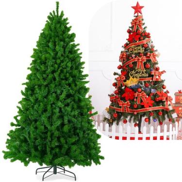 Imagem de Árvore De Natal Grande Pinheiro Imperial 210cm 420 Galhos Tradicional 
