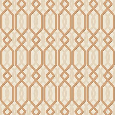 Imagem de Papel de Parede Fiesta Modern Trançado Dourado 750222 Fiesta Modern 750222