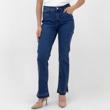 Imagem de Calça Riccieri Jeans Reta Feminina-Feminino