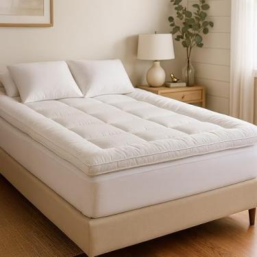 Imagem de Pillow Top Extra Macio Almofada Protetor de Colchão A+ Premium Andreza (branco, Queen)