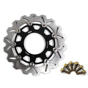 Imagem de Arashi Rotor de disco de freio dianteiro com parafusos de montagem para BMW F650GS 2001-2012 ABS 01-11, F650ST 97-01, G650GS 09-16, acessórios de substituição de motocicleta pretos